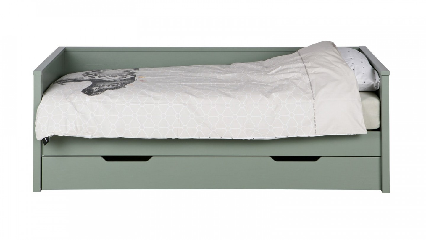 Nikki Matelas Tiroir Lit Pin Vert
