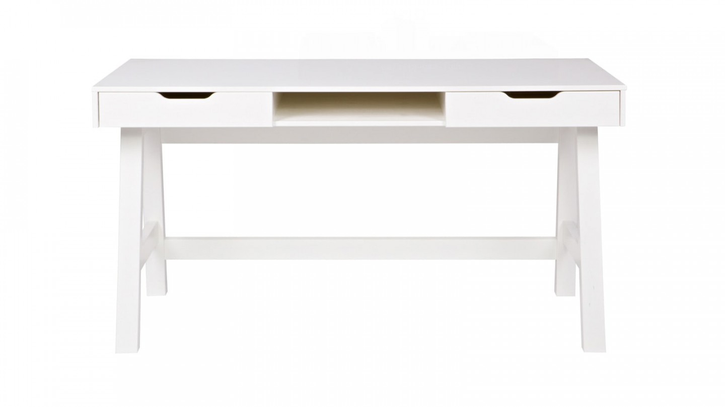 Nikki Bureau Pin Blanc