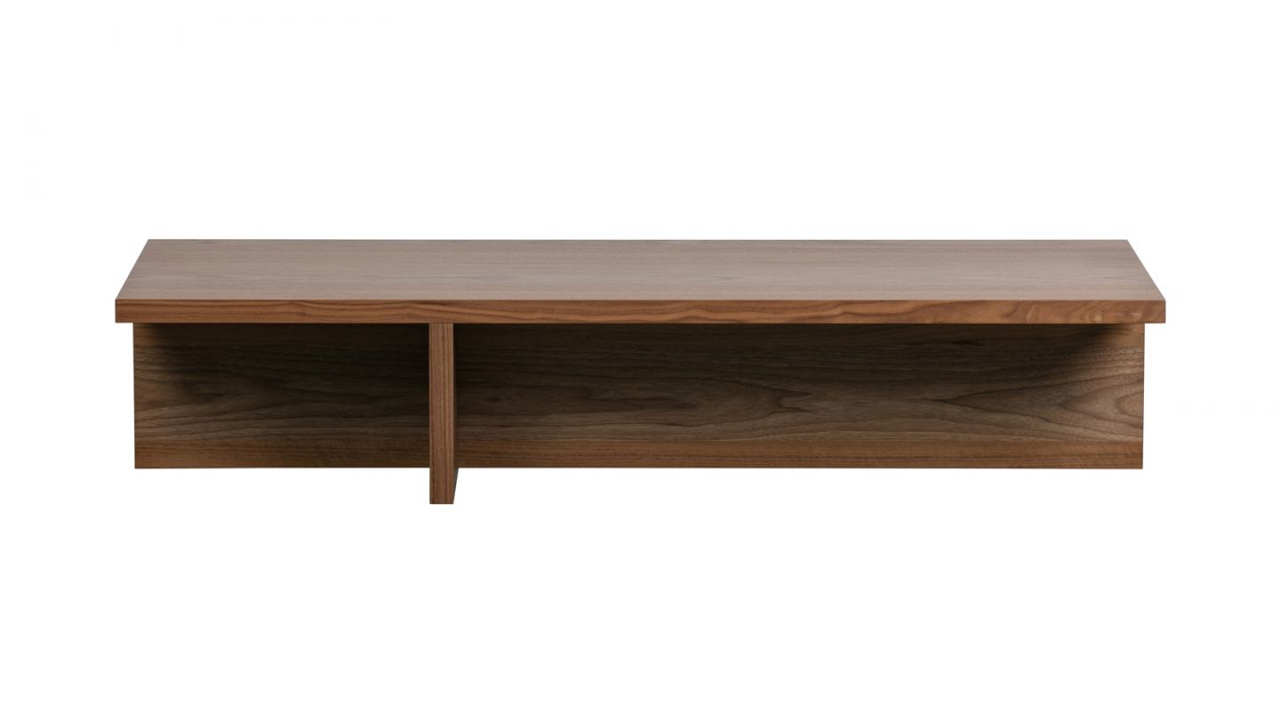 Table basse rectangulaire en noyer - Collection Angle - Vtwonen