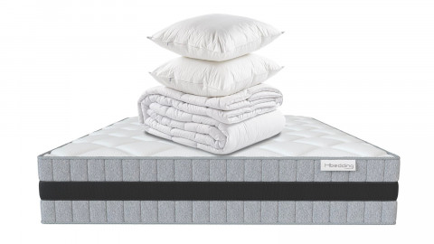 Matelas 160x200 Ressorts Ensachés Accueil Mousse à Mémoire De Forme  +couette +oreillers Spring Plus - Toute l'offre matelas BUT