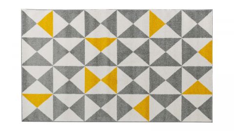 Tapis de couloir scandinave jaune 80x150cm - Collection Alicia