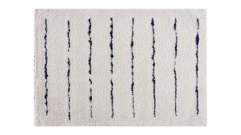 Tapis motifs shaggy bleu 160x230cm - Collection James
