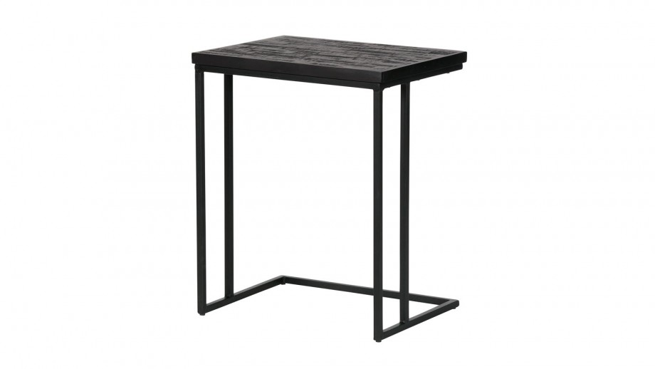 Table basse en bois noir en forme de U - Collection Sharing