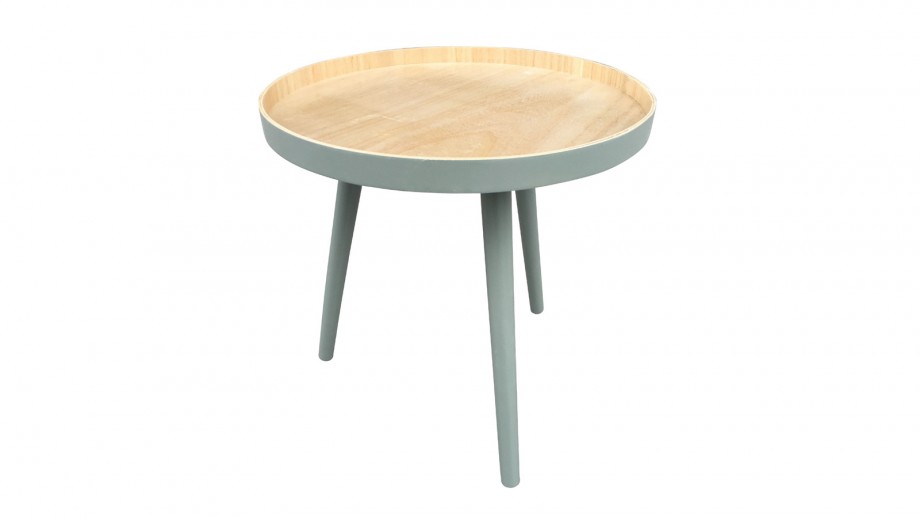 Table basse 40x40cm vert – Collection Sasha