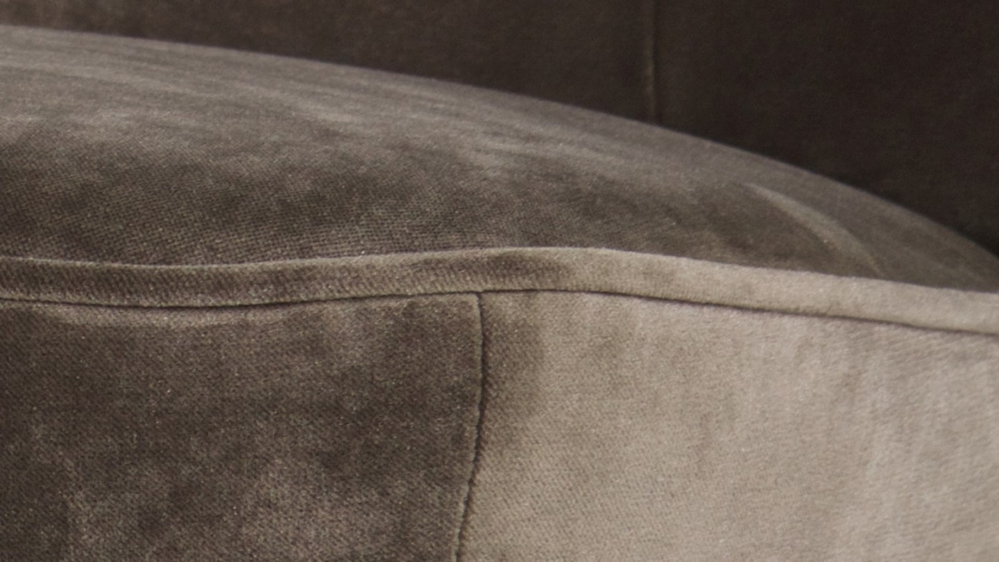 Fauteuil velours vert chaud – Collection Sara