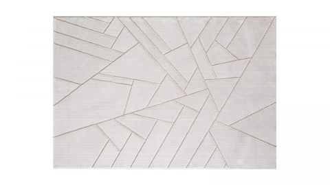 Tapis de salon marbre beige 160 x 230 cm - collection INA