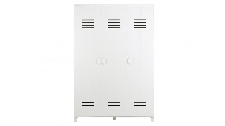 Armoires 2 portes en pin blanc – Collection Locker