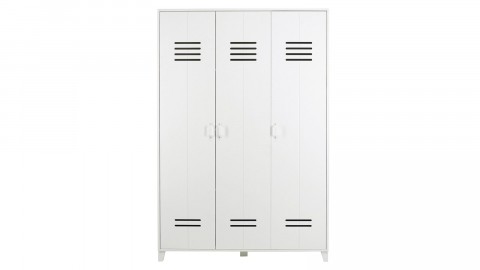 Armoires 2 portes en pin blanc – Collection Locker