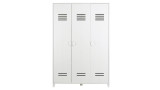 Armoire 3 portes en pin blanc - Locker - Vtwonen
