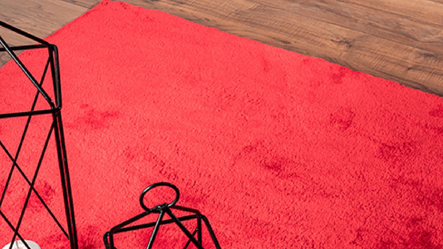Tapis de salon rouge 120 x 160 cm - Chino - Homifab
