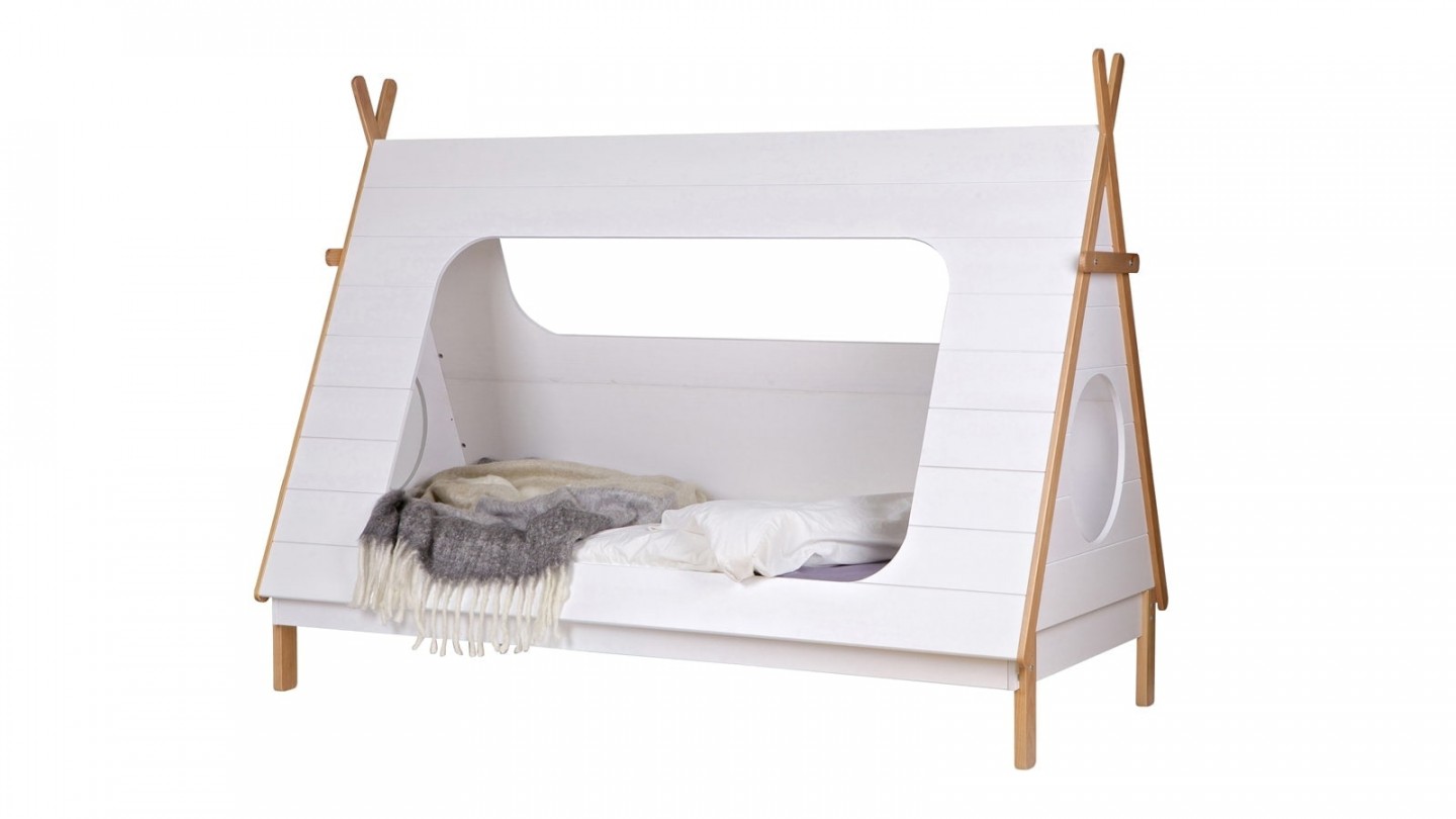 Lit 90x200cm avec sommier – Collection Tipi
