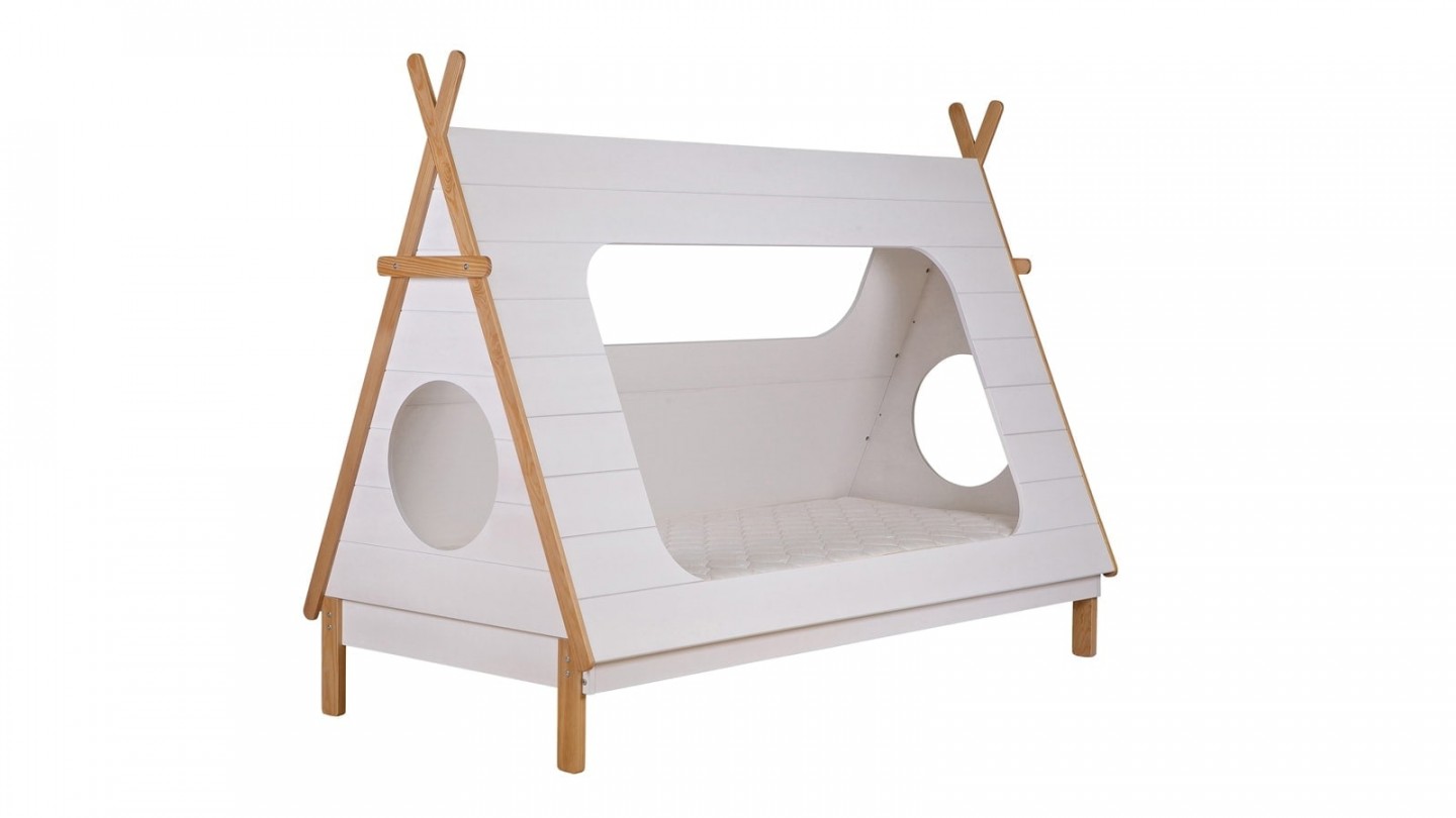 Lit 90x200cm avec sommier – Collection Tipi