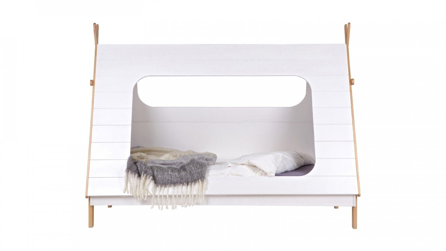 Lit 90x200cm avec sommier – Collection Tipi
