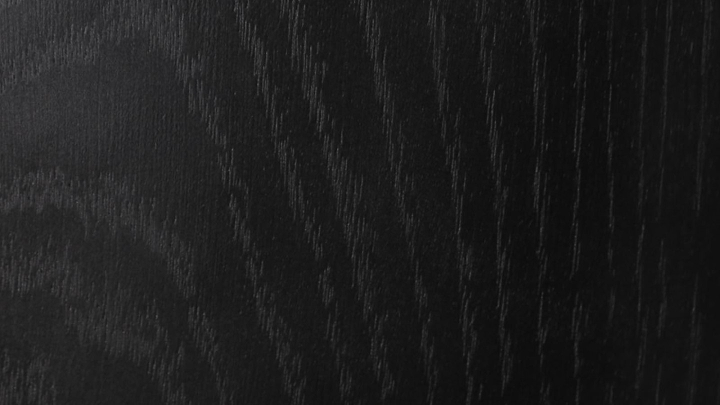 Etagère en cannage et chêne noir 190 cm - Exalt
