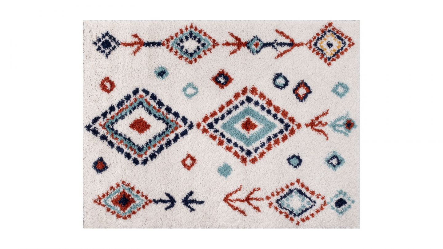 Petit Tapis Mural Turc / Aztèque - Multicolore - 40 X 27 Cm (Excellent état)