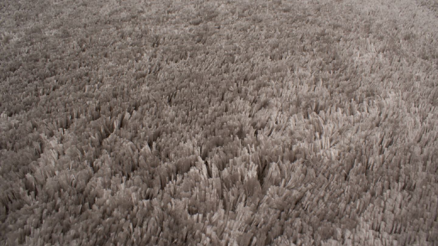 Tapis à poils longs uni gris 120x160 cm - Oslo - Homifab