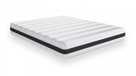 Matelas mémoire de forme 140x190 Memo HR Hbedding - 7 zones de confort + HR  35kg + mousse mémoire adaptative - Cdiscount Maison