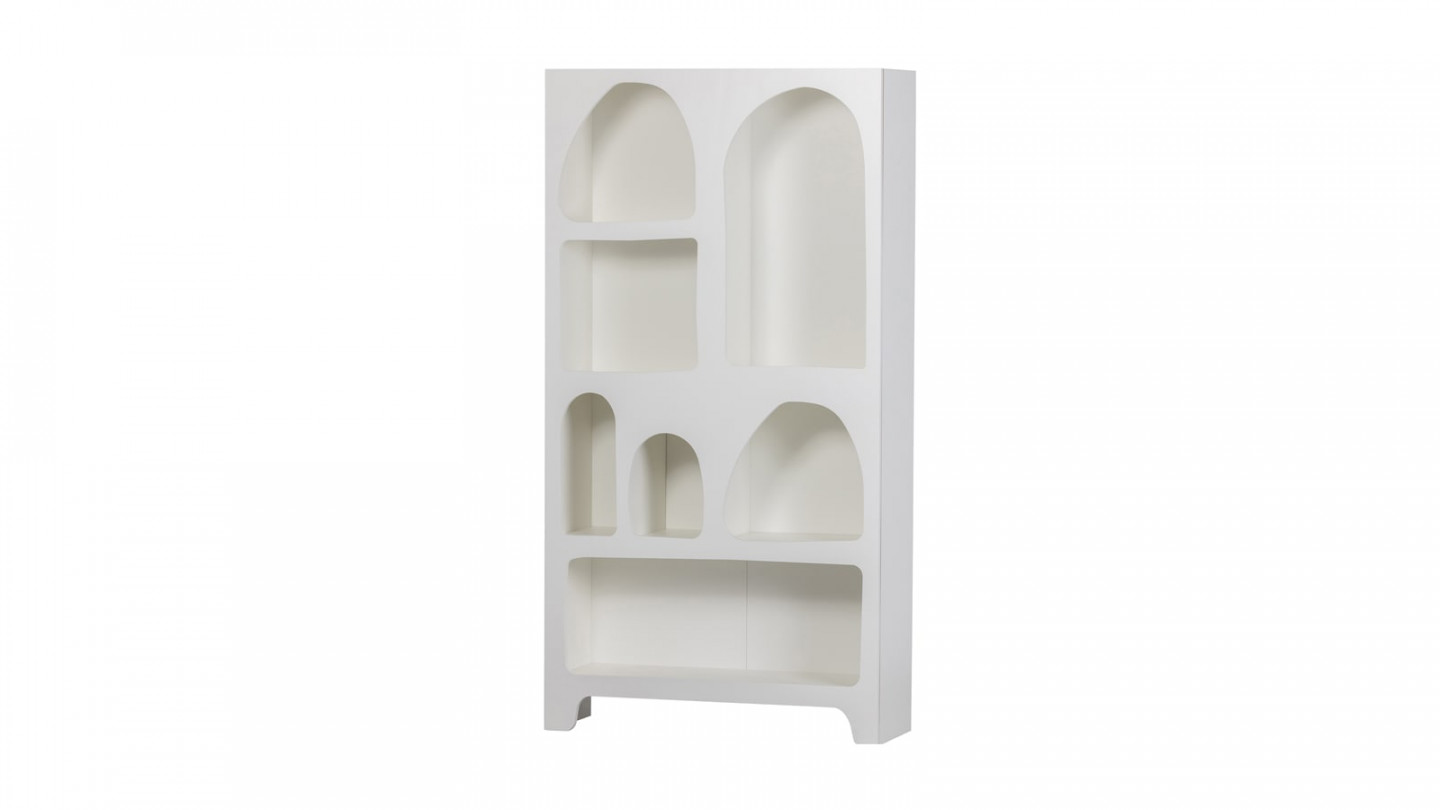 Etagère blanche style wabi-sabi taille Large - Caz - Woood