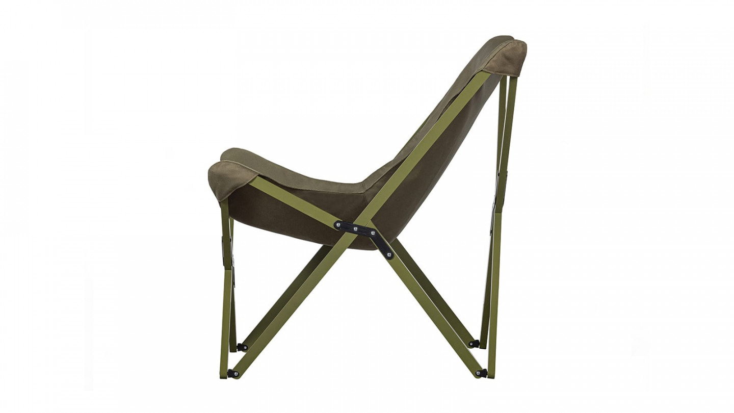 Fauteuil de jardin pliable vert kaki - Lazy