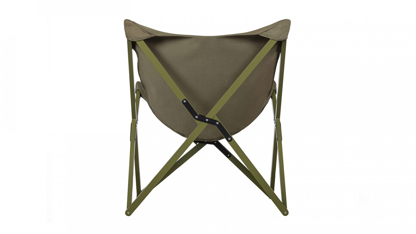 Lit Double De Camping Meuble D'extérieur Pliable 2 Places Taupe