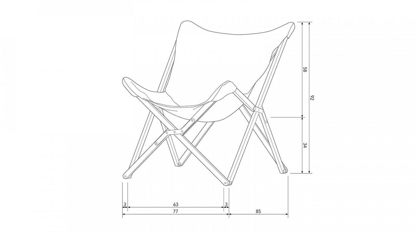 Fauteuil de jardin pliable vert kaki - Lazy