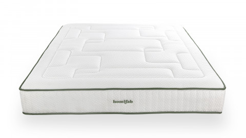 Matelas Latex 140x190 en Ressorts Ensaches avec Design 7 Zones de