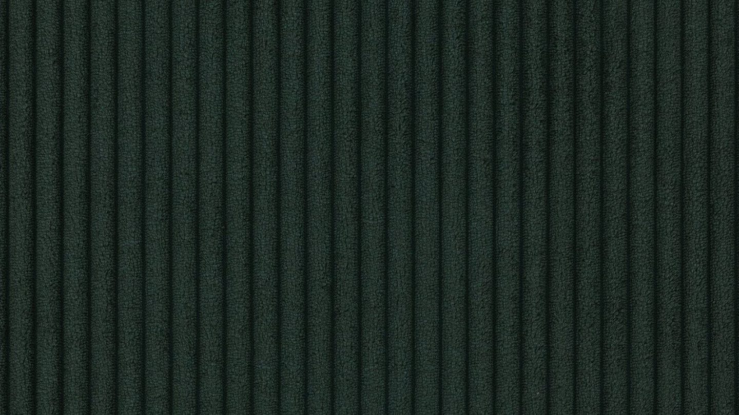 Lit adulte 140x190 en velours côtelé vert avec tête de lit - Enzo