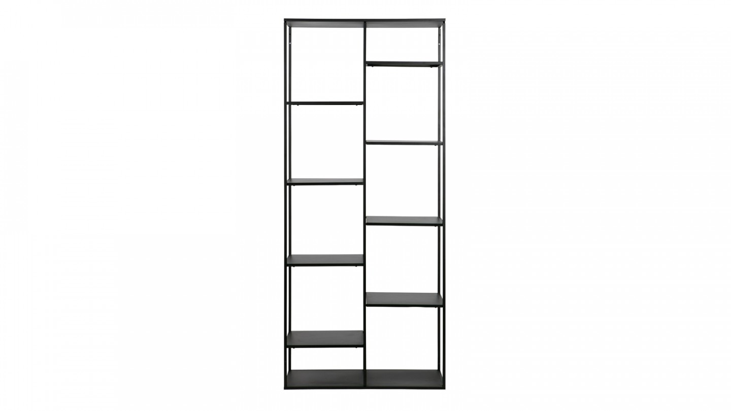 Etagère casiers en métal noir 85cm – Collection June