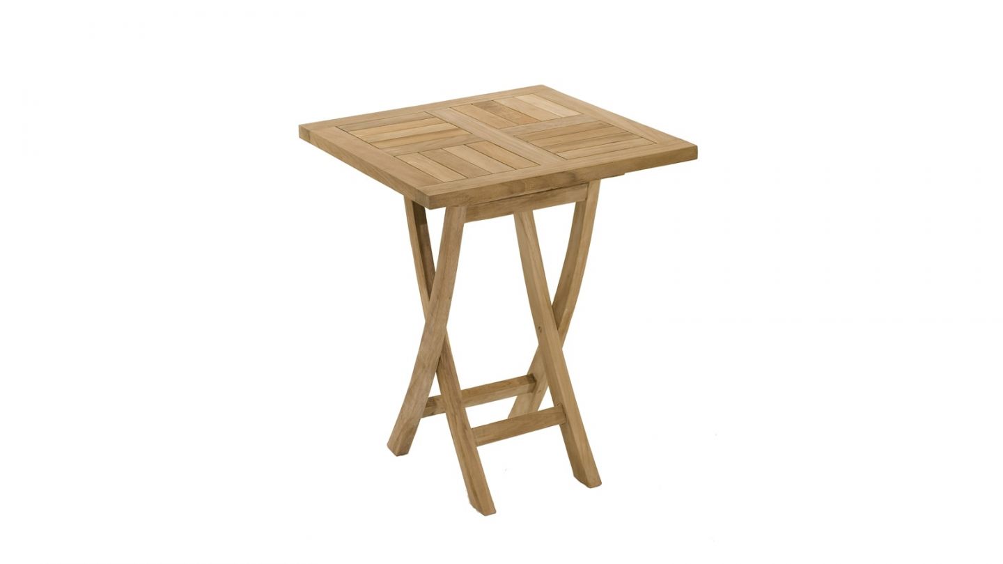 Table carrée pliante 60cm – Collection Fun