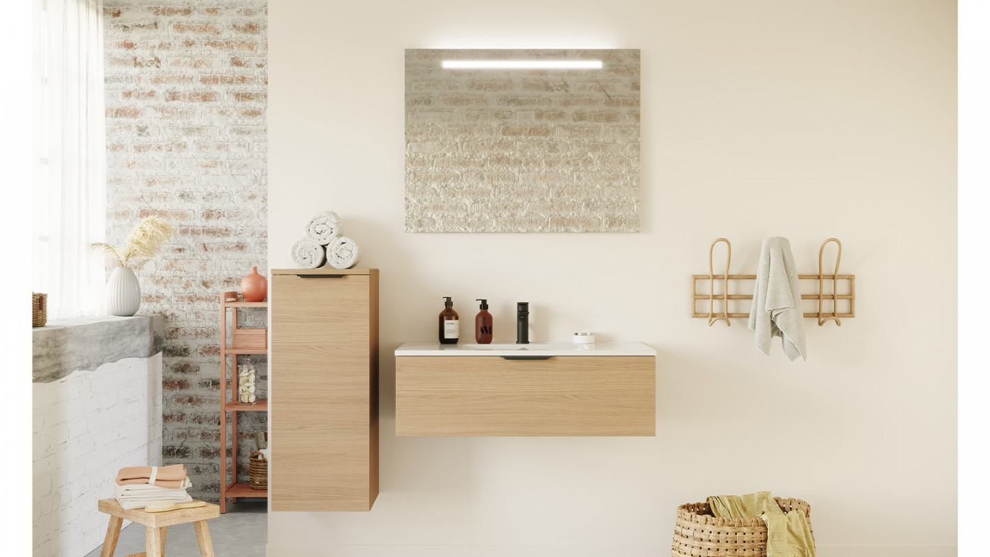 Meuble De Salle De Bain Vasque Intégrée