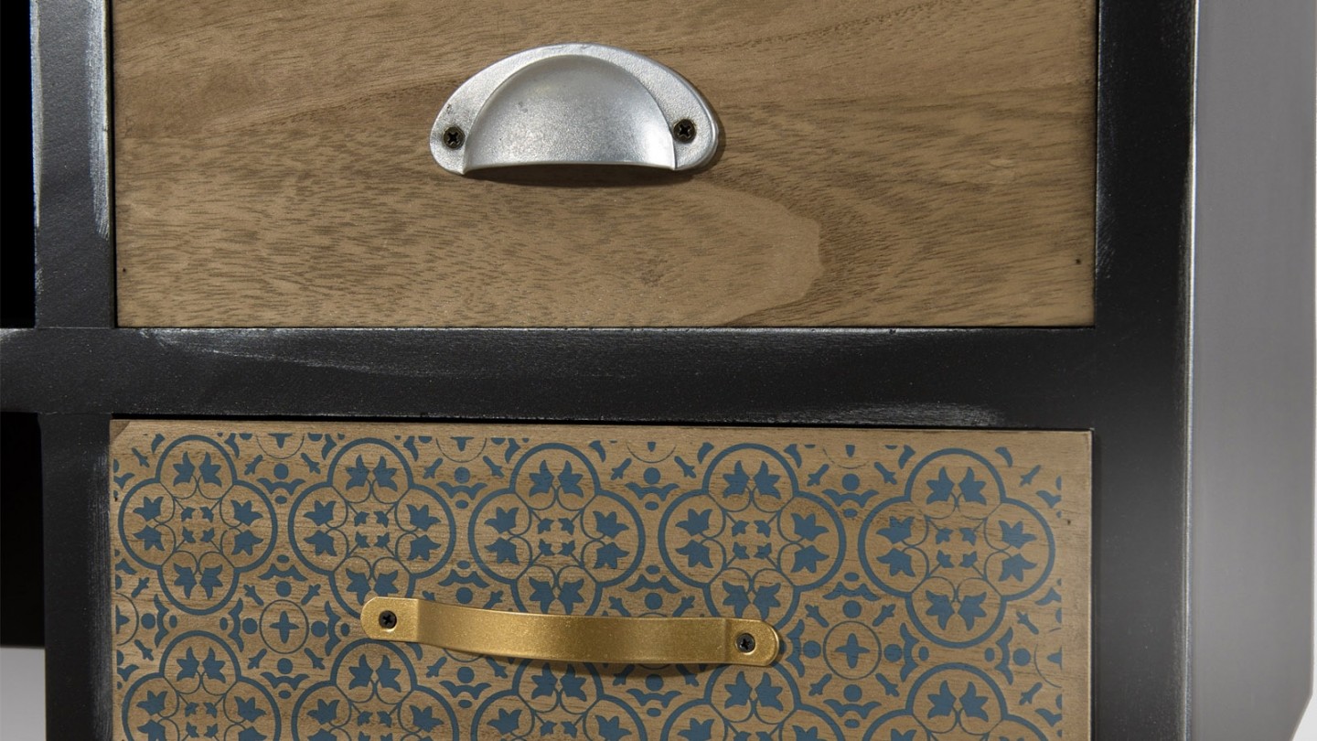 Bureau 4 tiroirs - Collection Leon