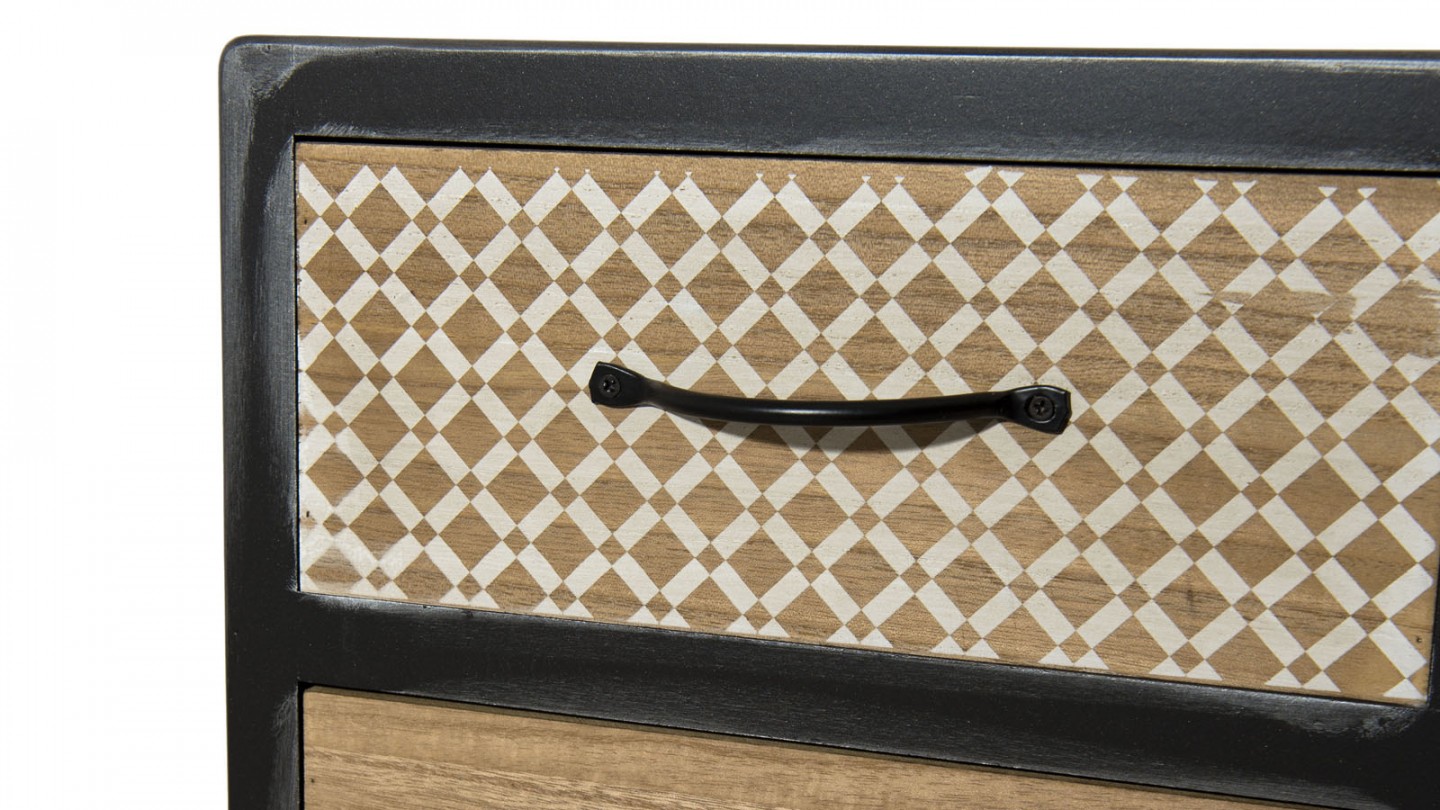 Bureau 4 tiroirs - Collection Leon