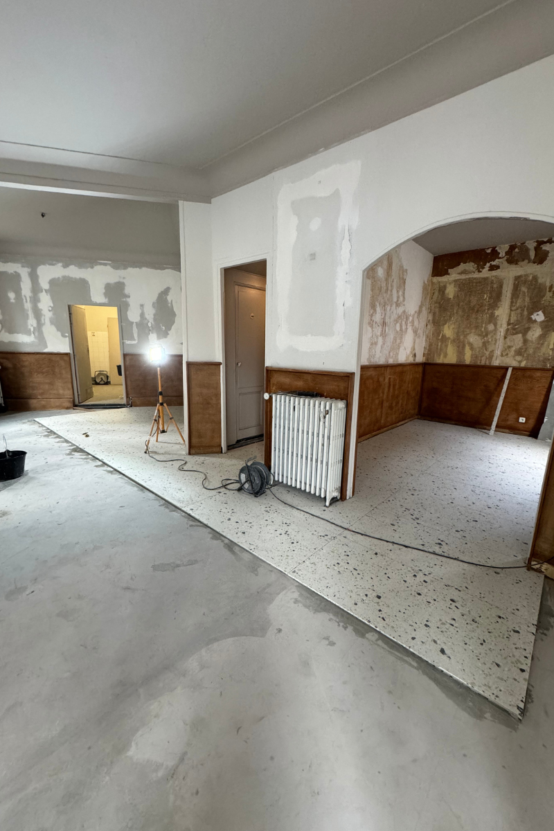 Détail des arrondis dans la décoration de Pinpon