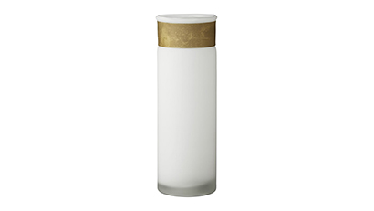 Vase en verre et laiton Isadora 31 cm