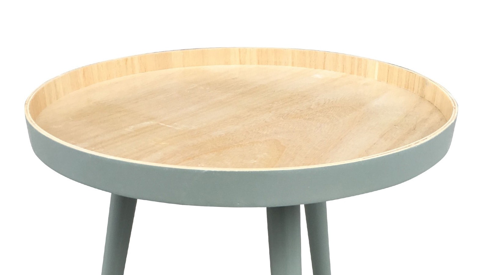 Table Basse 40x40cm Vert Collection Sasha Woood Homifab