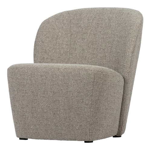 Fauteuil rond en tissu naturel - Collection Lofty - Vtwonen