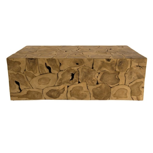 Table basse en teck nature - Sam