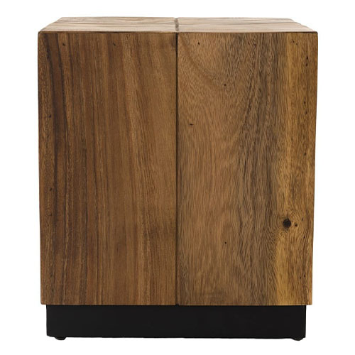 Table d'appoint carrée en bois suar - Sam