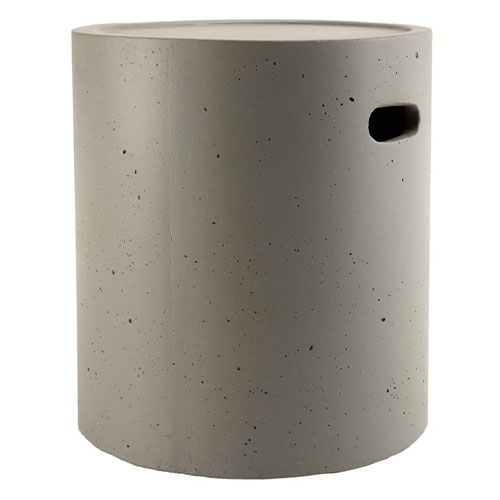 Table d'appoint de jardin ronde en béton - Collection Victor