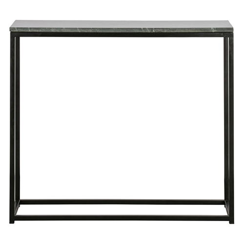 Console en marbre et métal noir - Collection Mellow - BePureHome