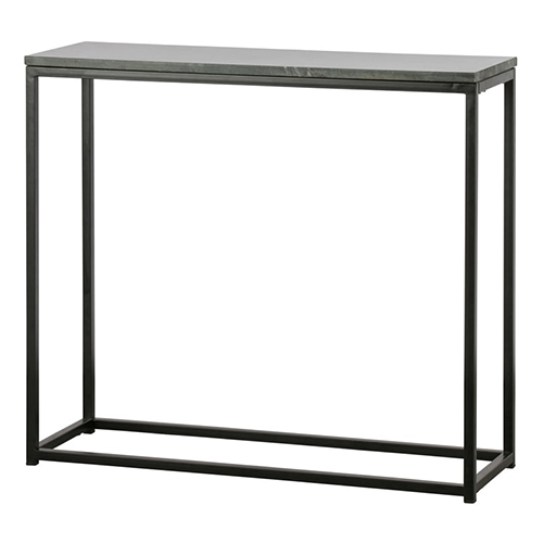 Console en marbre et métal noir - Collection Mellow - BePureHome