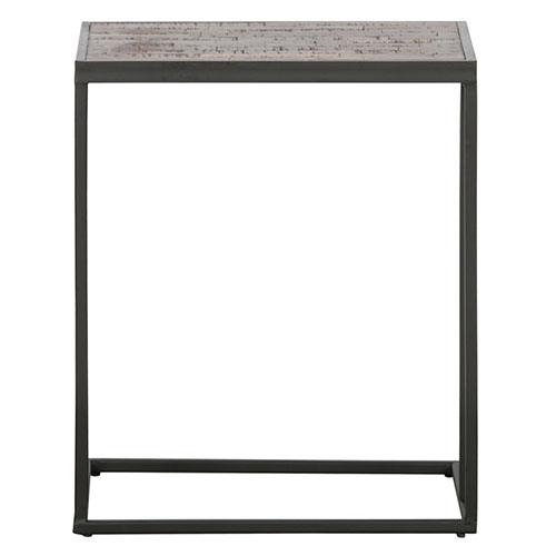 Table d'appoint en U métal et bois - Collection Vic - Woood