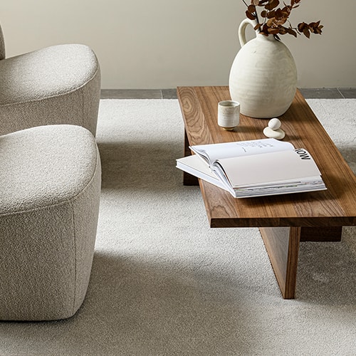 Table basse rectangulaire en noyer - Collection Angle - Vtwonen