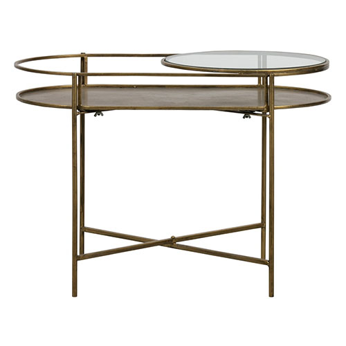 Table d'appoint en métal antique - Collection Adorable - BePureHome