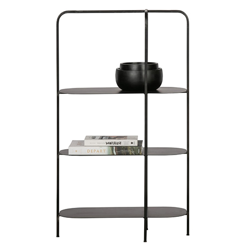 Etagère en métal gris foncé - Collection Reina - Woood
