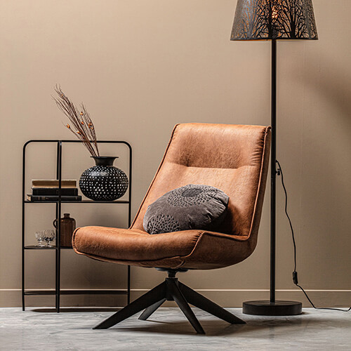 Etagère en métal gris foncé - Collection Reina - Woood