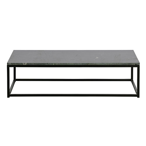 Table basse en marbre et métal noir - Collection Mellow - BePureHome