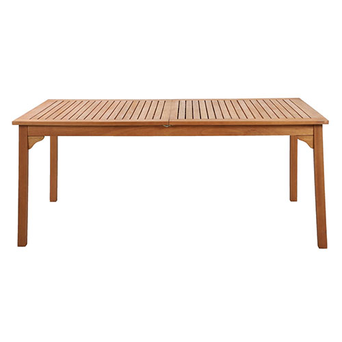 Table de jardin 6 personnes en bois d'eucalyptus - Collection Lyam