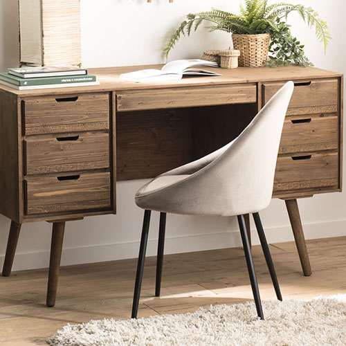 Commode scandinave 6 tiroirs en pin - Collection Andy