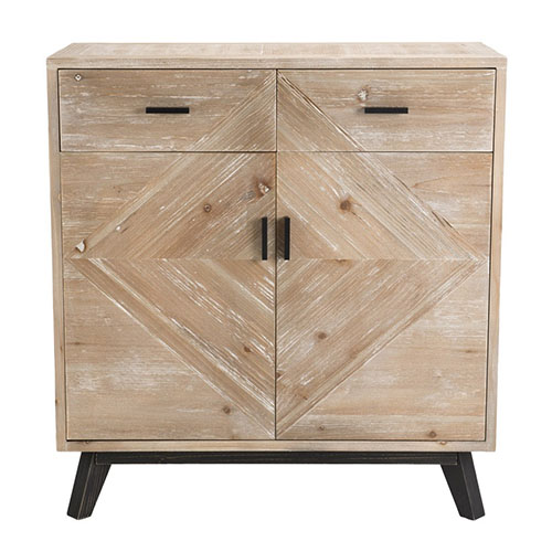 Buffet scandinave 2 tiroirs 2 portes - Mandy